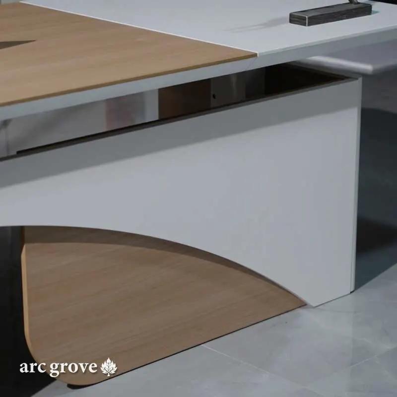 Albion · Executive L-Shaped Standing Desk, Adjustable Height by Arc Grove