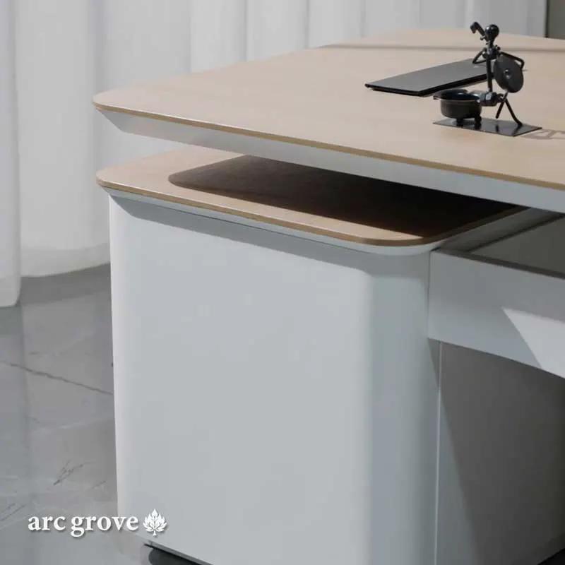 Albion · Executive L-Shaped Standing Desk, Adjustable Height by Arc Grove