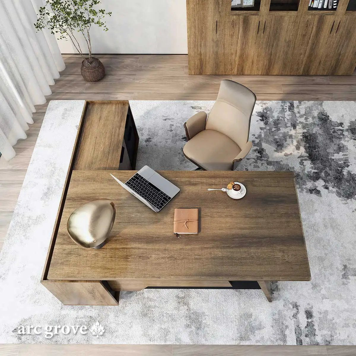 Seaton · Executive L-Shaped Desk by Arc Grove