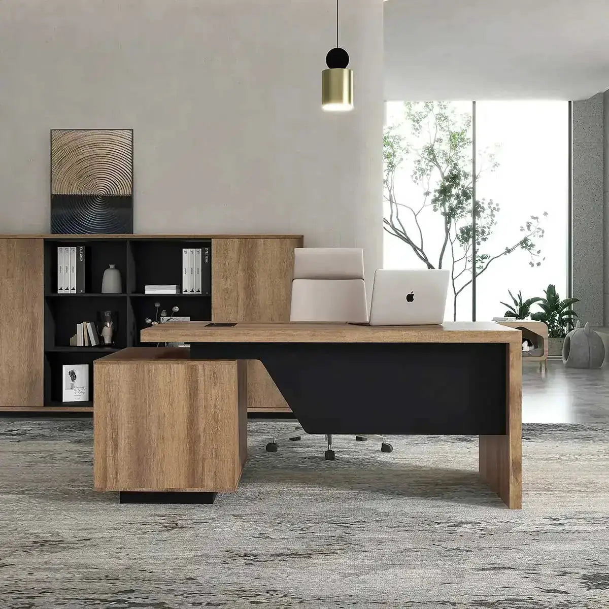 Bayly · 6′ wide Modern Office Desk by Arc Grove