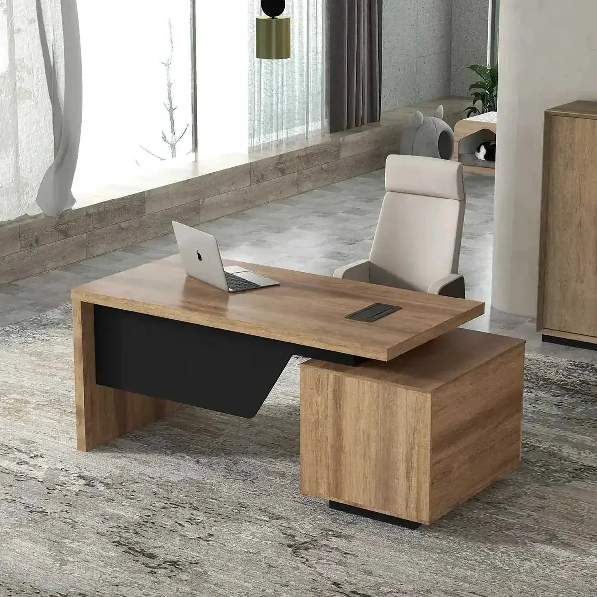 Bayly · 6′ wide Modern Office Desk by Arc Grove