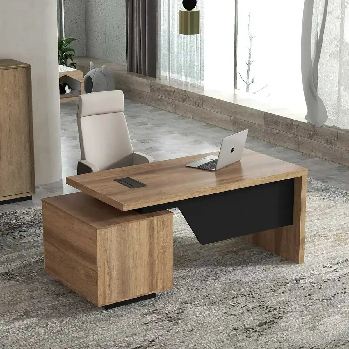 Bayly · 6′ wide Modern Office Desk by Arc Grove
