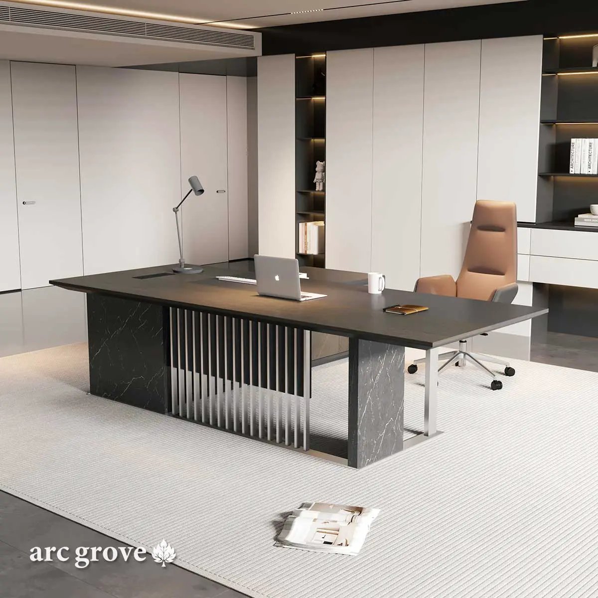 Buckler · Modern L-Shaped Desk by Arc Grove