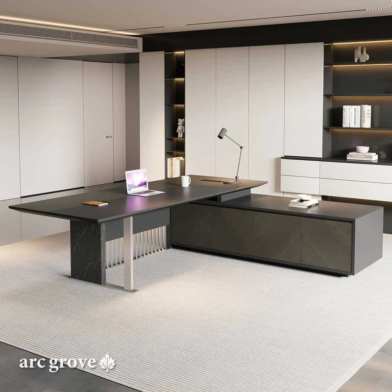 Buckler · Modern L-Shaped Desk by Arc Grove