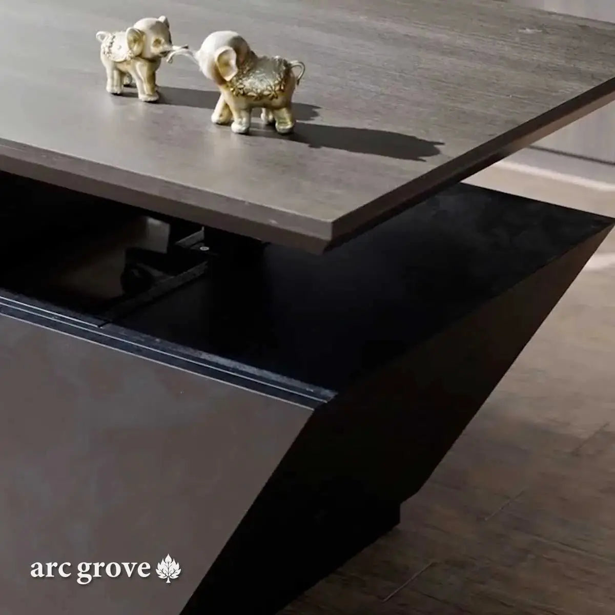 Maverick · Standing L-Shaped Executive Desk, Adjustable Height by Arc Grove