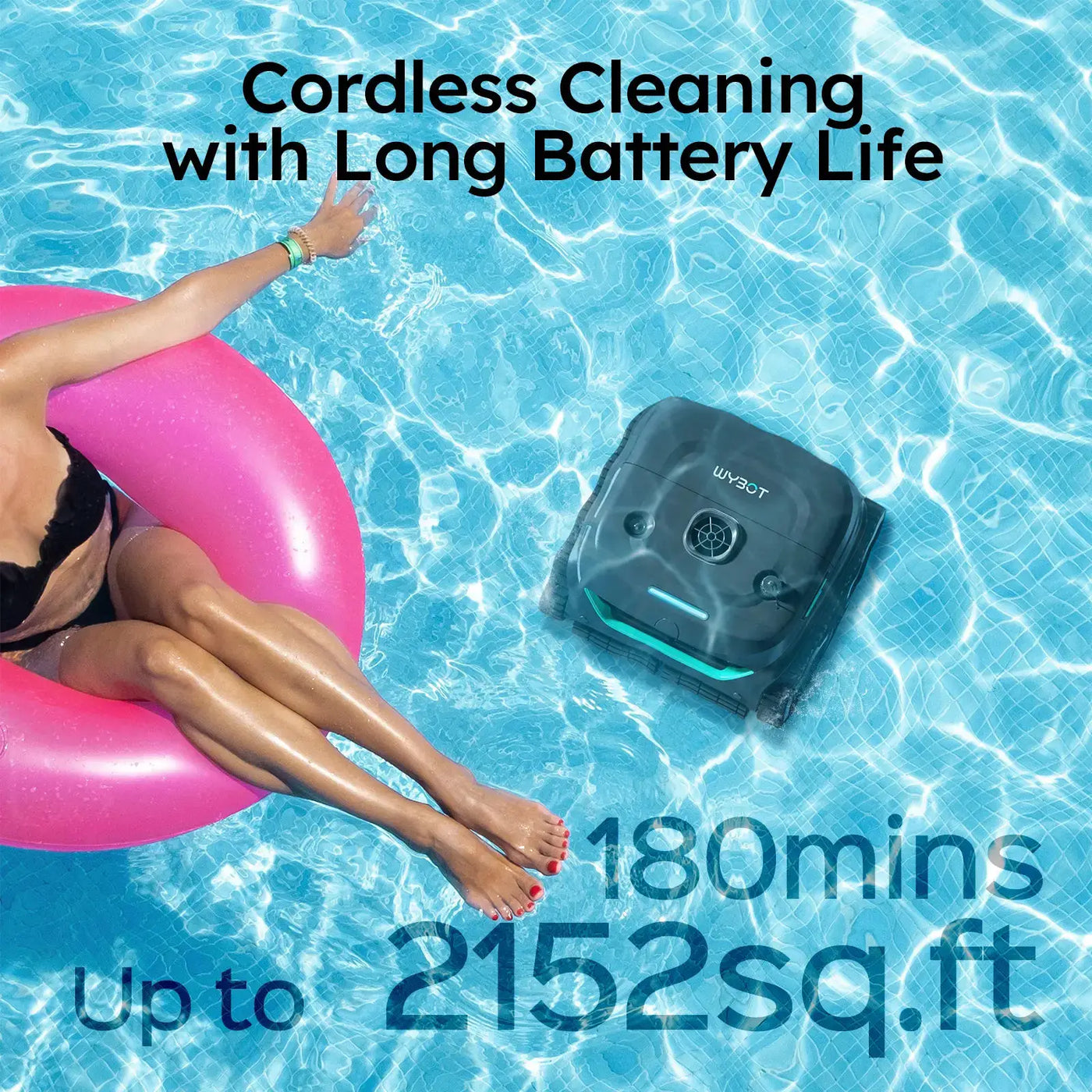 (2026 Upgrade) WYBOT C2 Cordless Robotic Pool Cleaner by WYBOT