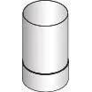 Harvia Reducing Pipe WZ115120 Stainless Steel - Finnish Sauna Builders by Finnish Sauna Builders