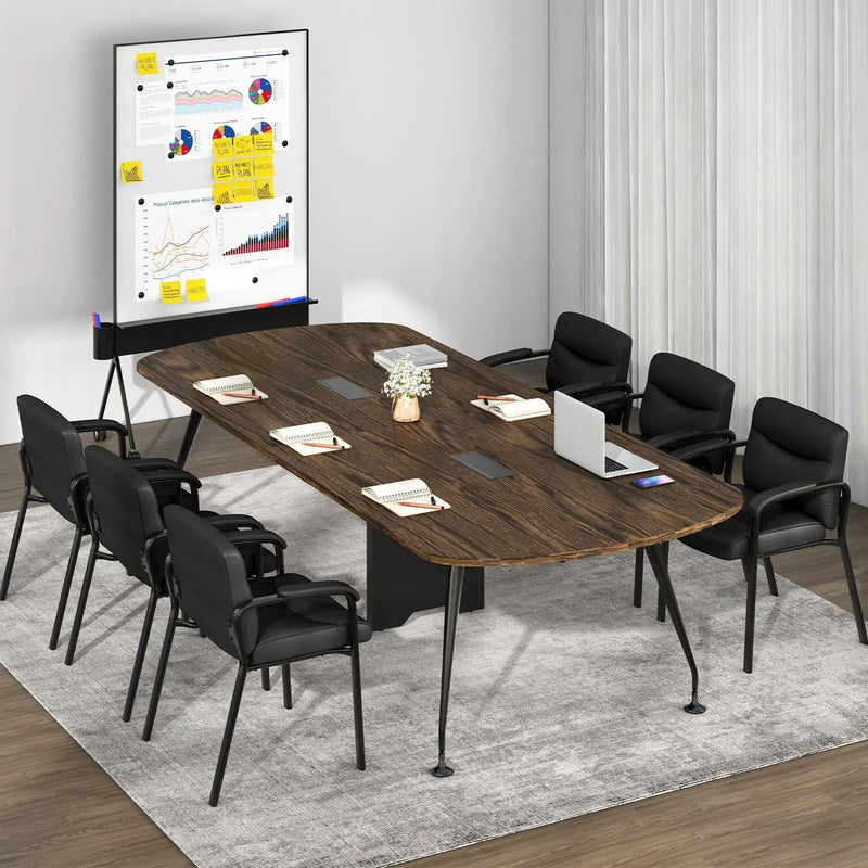 Waiting Room Chair No Wheels Set of 2-Black by DirectDeals