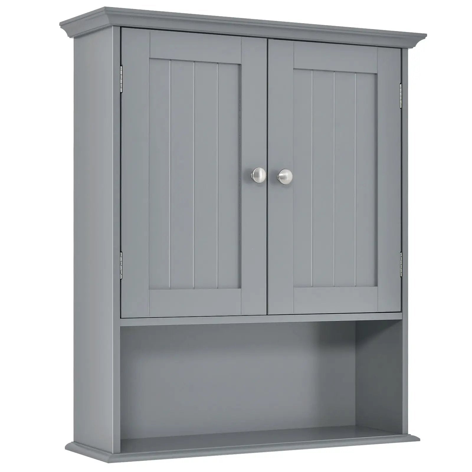 Wall Mount Bathroom Cabinet Storage Organizer with Doors and Shelves by DirectDeals