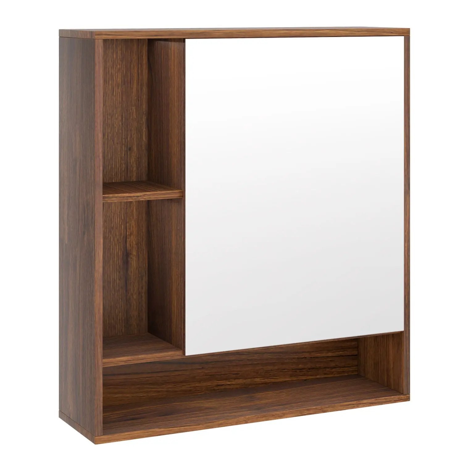Wall Mounted Bathroom Cabinet with Mirror Single Door by DirectDeals