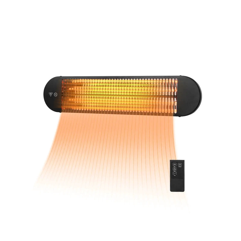750W/1500W Wall Mounted Infrared Heater with Remote Control by DirectDeals