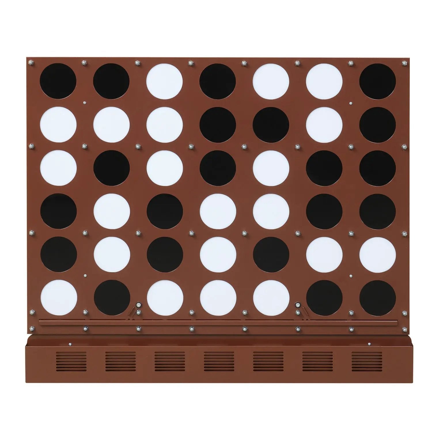 Wall-Mounted Jumbo 4-in-a-Row Game with Acrylic Discs by DirectDeals