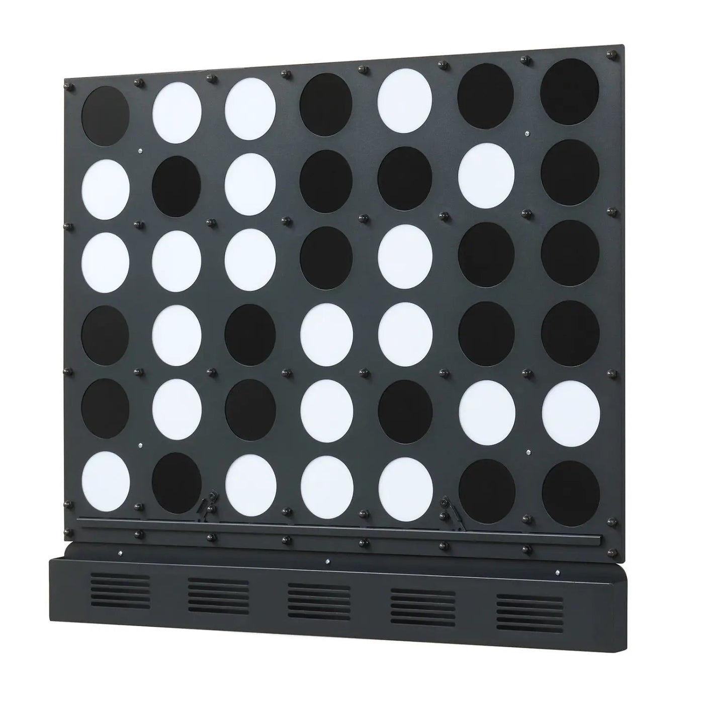 Wall-Mounted Connect 4 Game with Acrylic Discs by DirectDeals