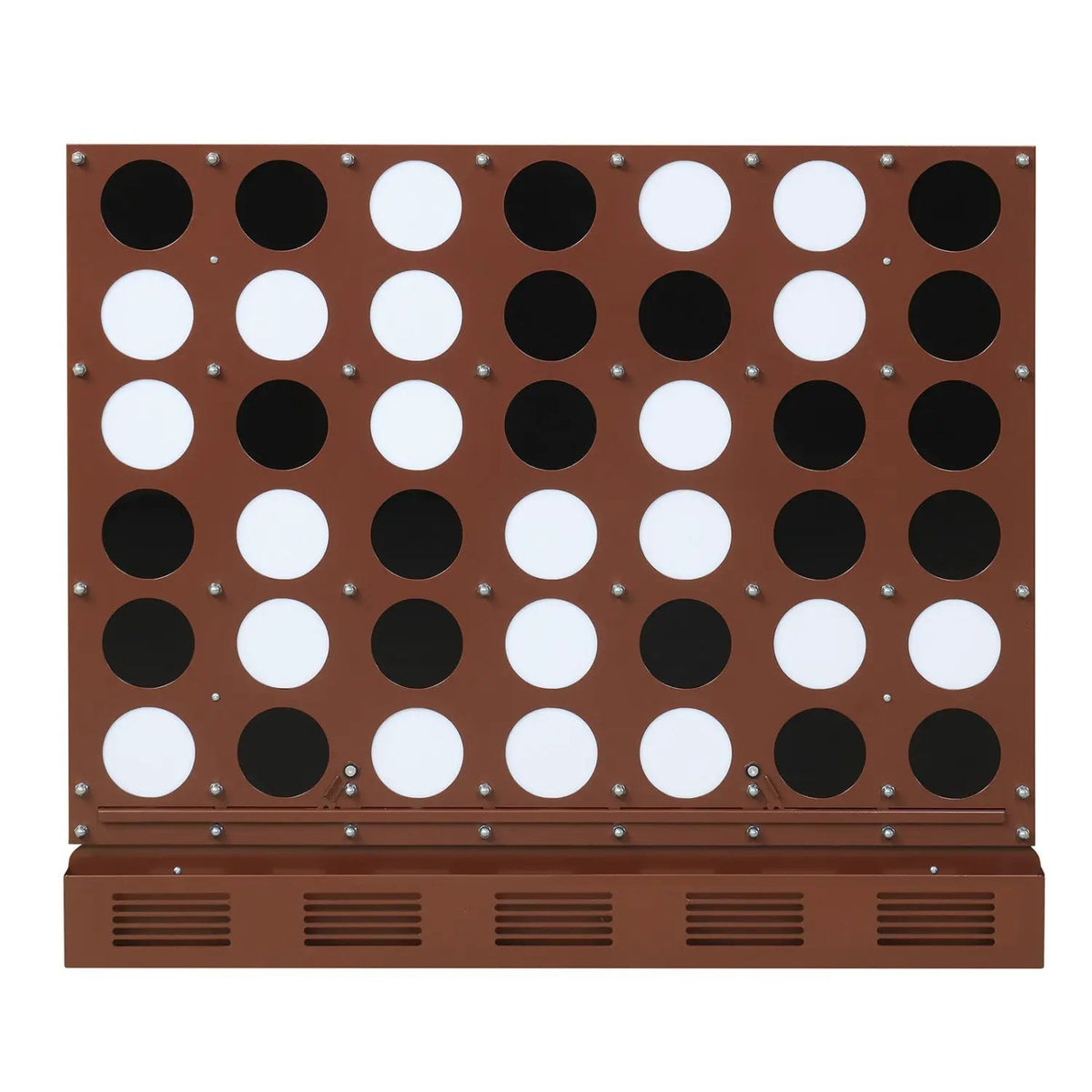 Wall-Mounted Connect 4 Game with Acrylic Discs by DirectDeals