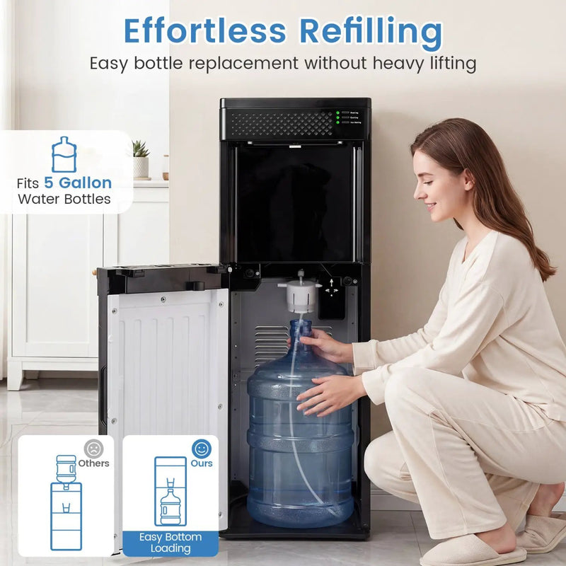 3-in-1 Water Dispenser with Ice Maker - Bottom Loading by DirectDeals