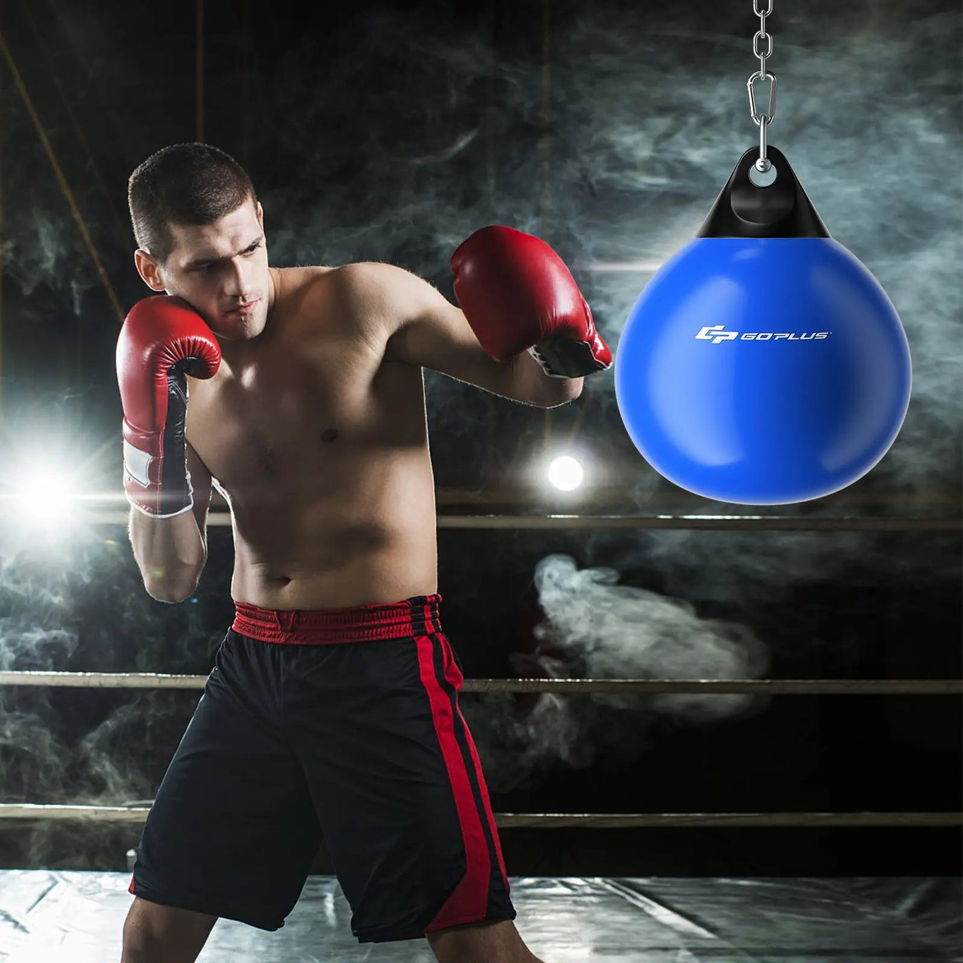 21 Inch Water Punching Bag with Adjustable Metal Chain by DirectDeals
