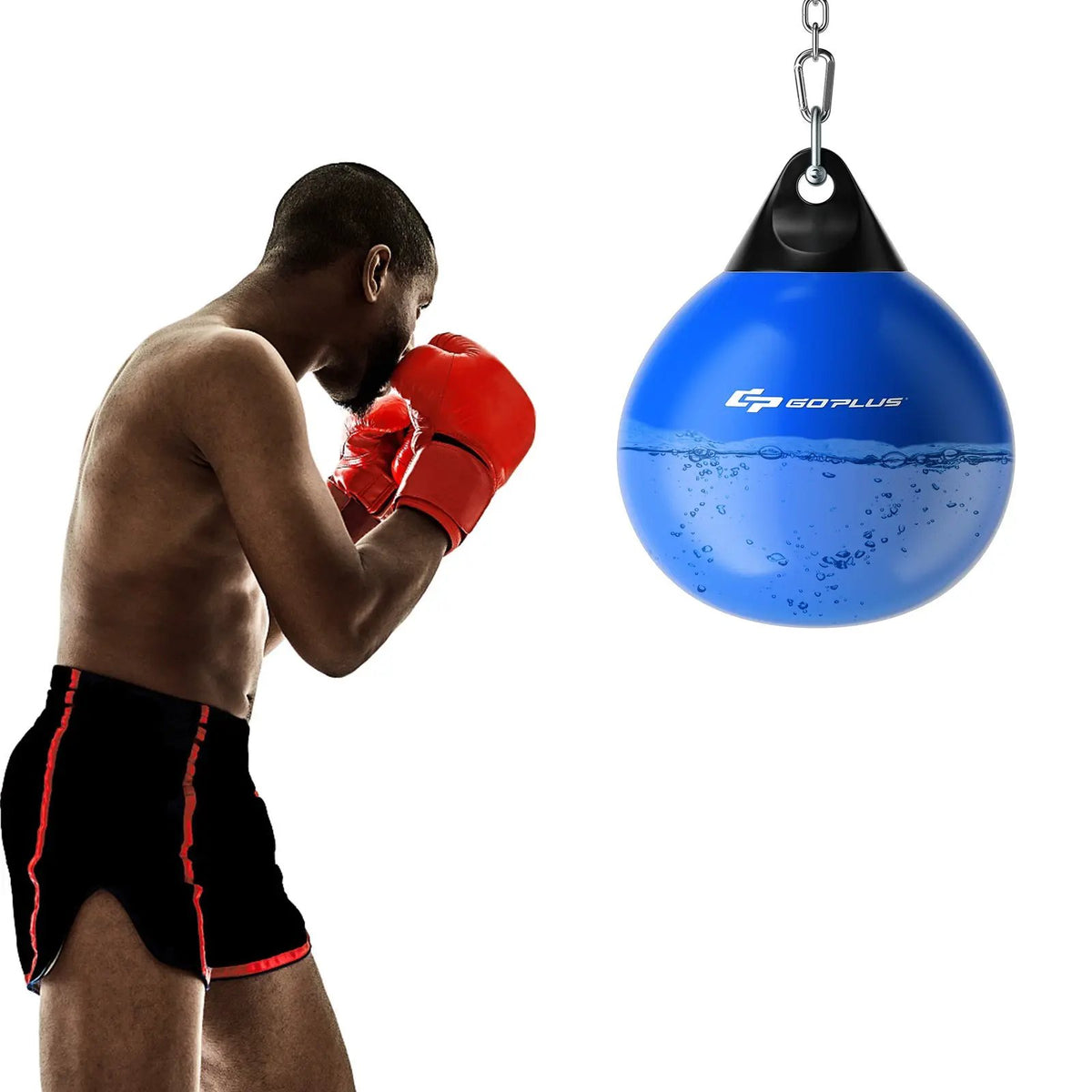 21 Inch Water Punching Bag with Adjustable Metal Chain by DirectDeals
