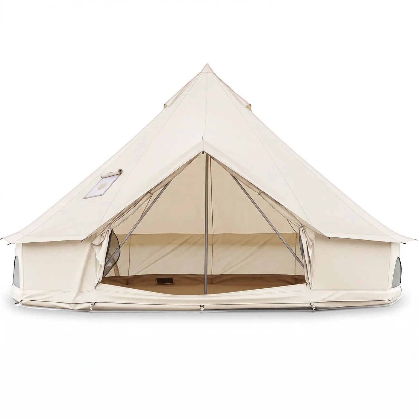 Waterproof Bell Tent with Stove Jack and Mesh Windows by DirectDeals