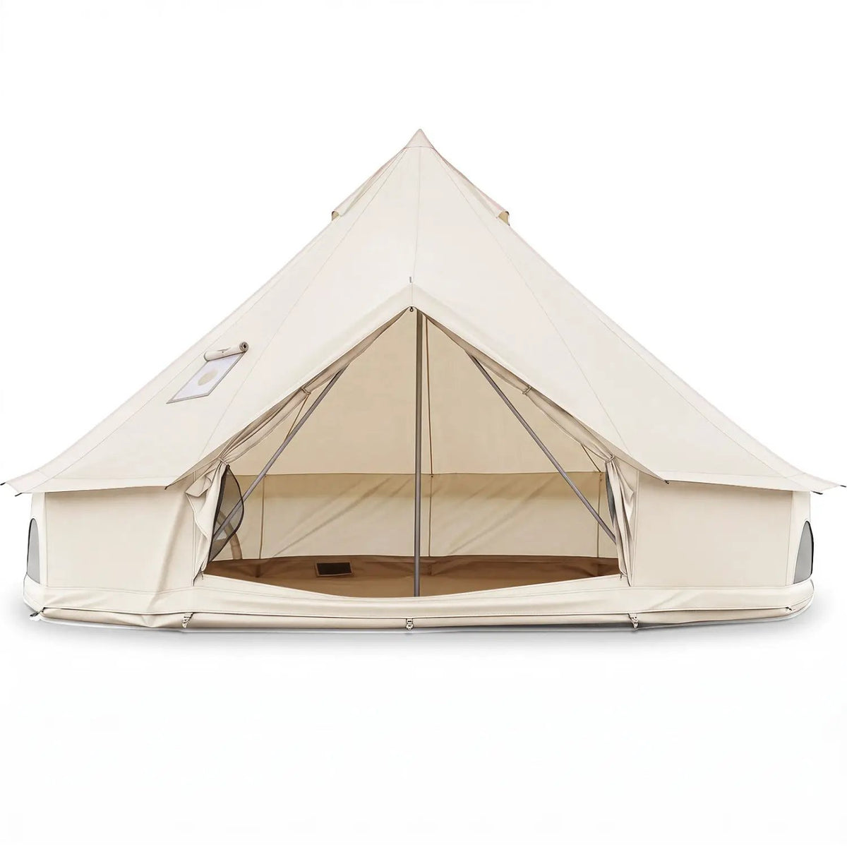 Waterproof Bell Tent with Stove Jack and Mesh Windows by DirectDeals