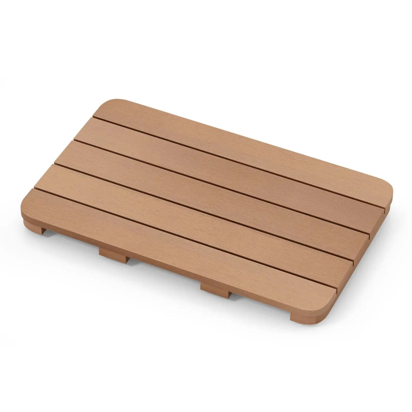 Waterproof HIPS Spa Shower Mat for Bathroom with Non Slip Foot Pads by DirectDeals