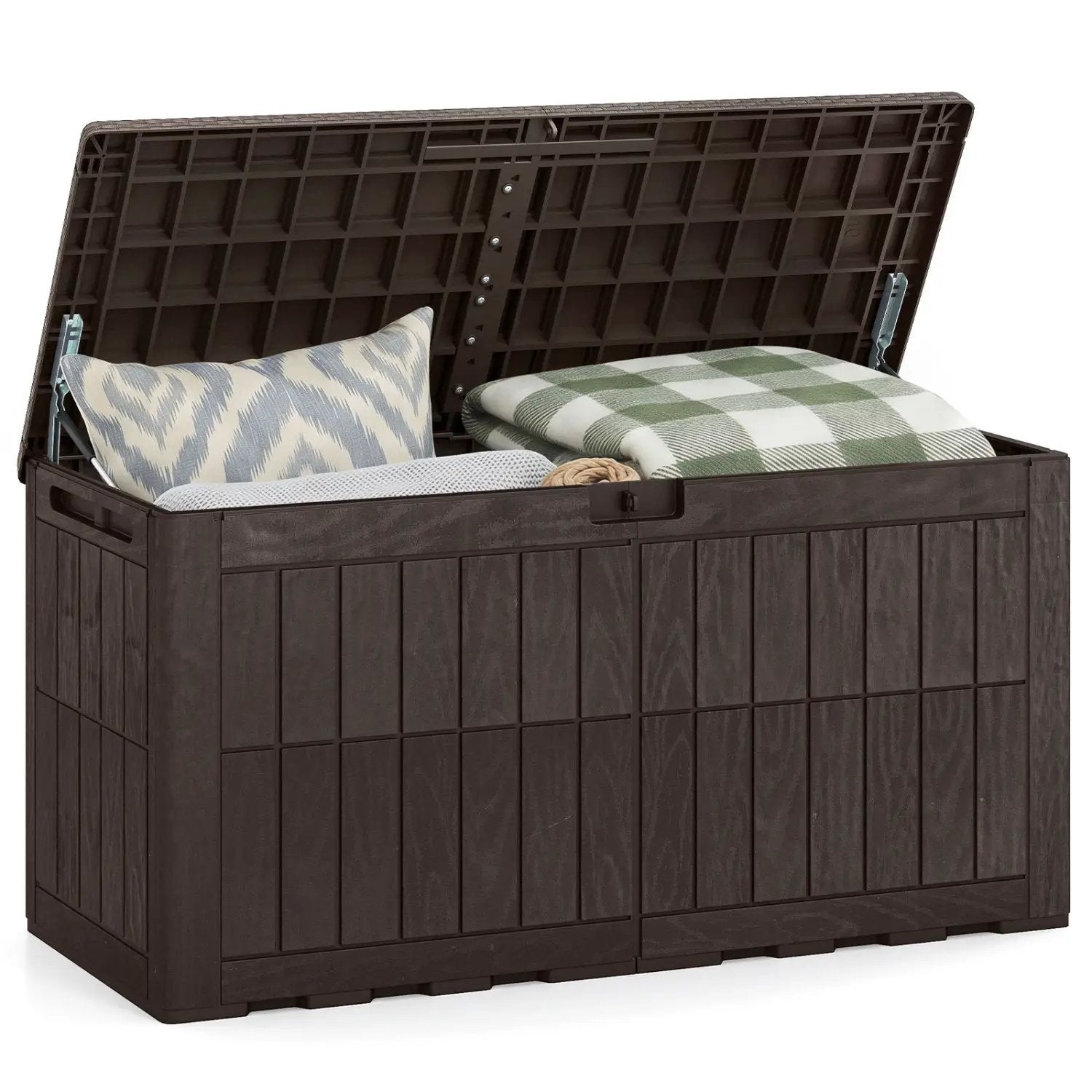 100 Gallon Outdoor Deck Box with Lockable Lid by DirectDeals