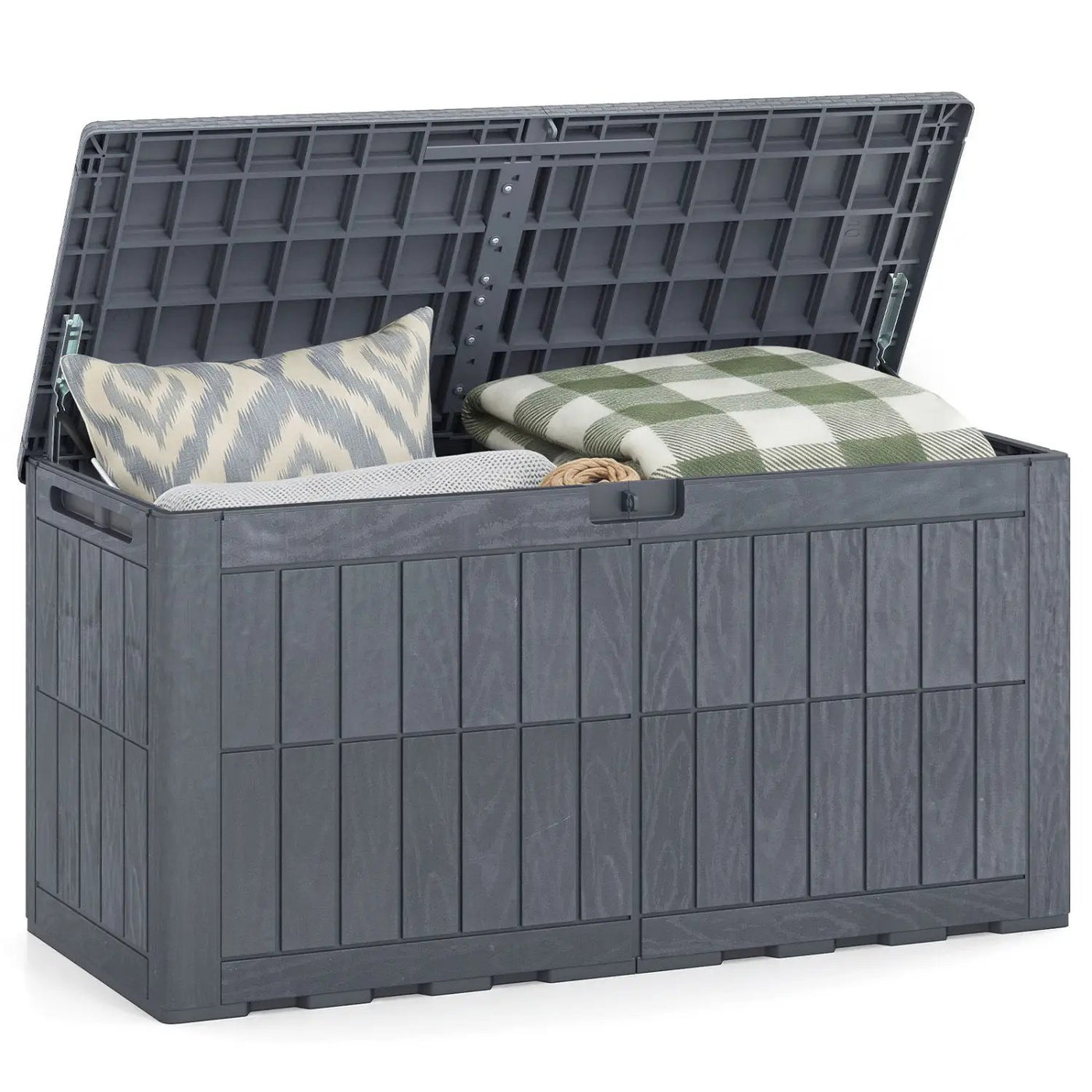 100 Gallon Outdoor Deck Box with Lockable Lid by DirectDeals