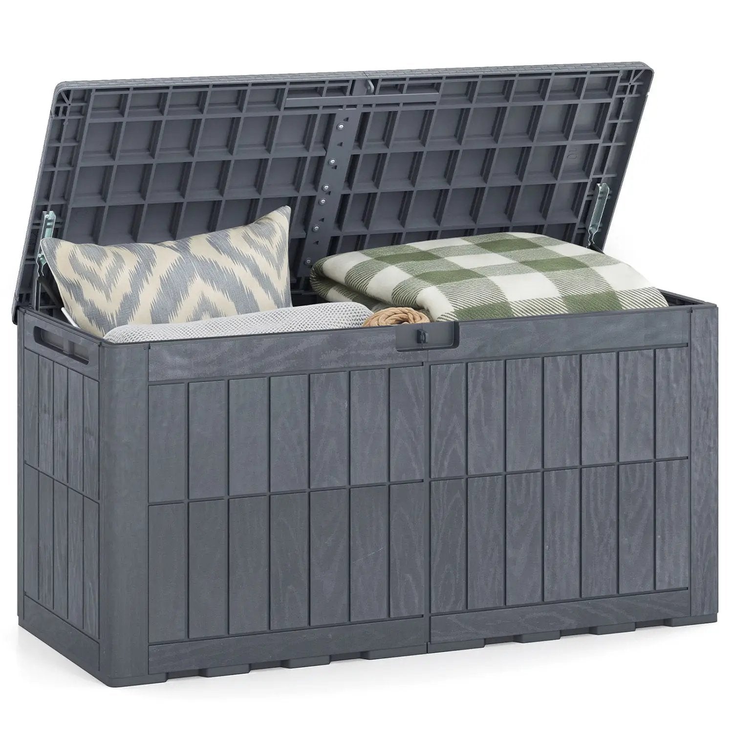 100 Gallon Outdoor Deck Box with Lockable Lid by DirectDeals