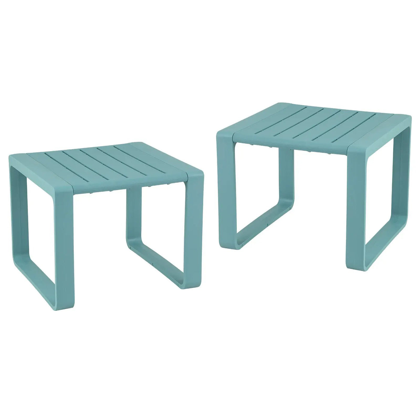 Weather Resistant Adirondack Outdoor Side Table Set of 2 by DirectDeals