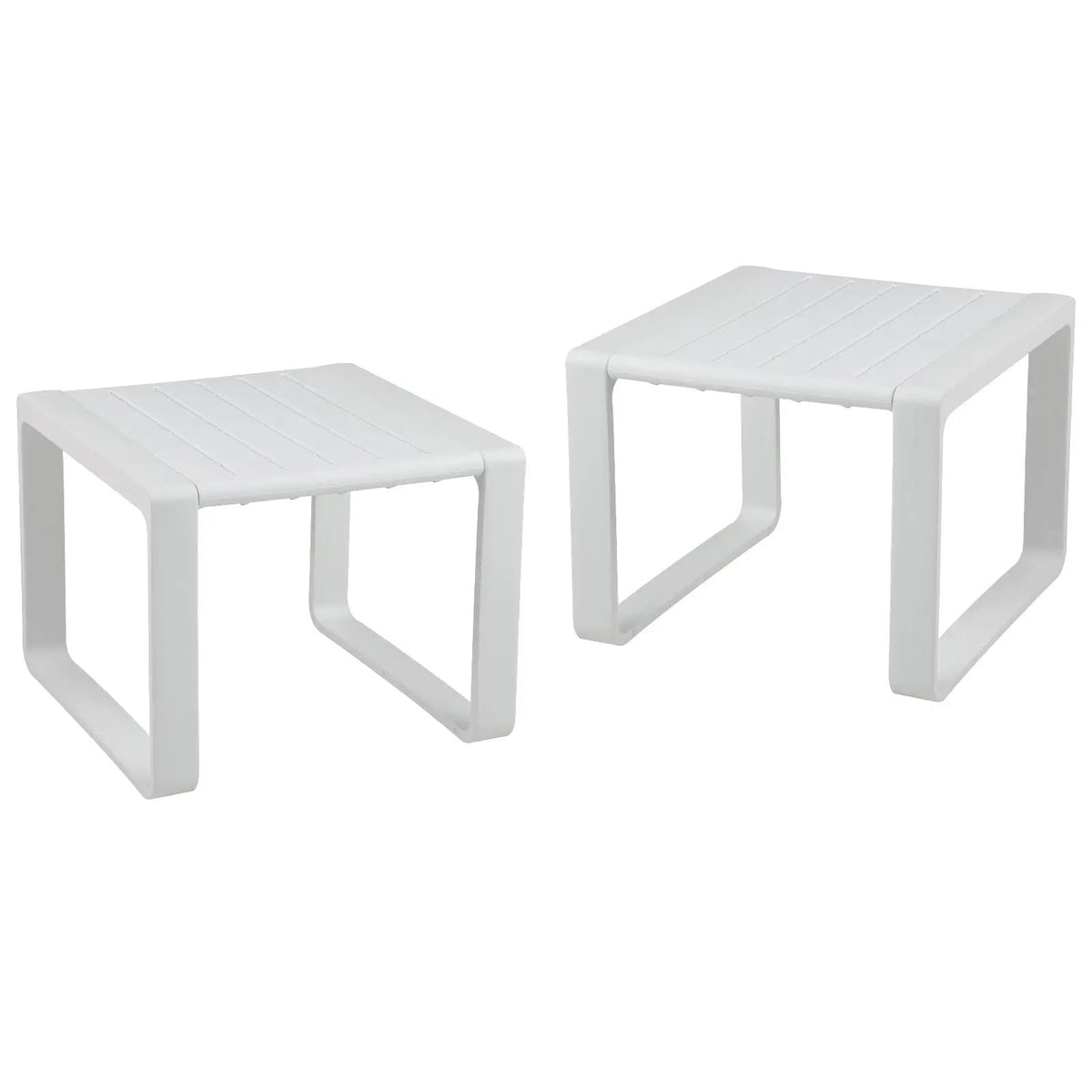 Weather Resistant Adirondack Outdoor Side Table Set of 2 by DirectDeals