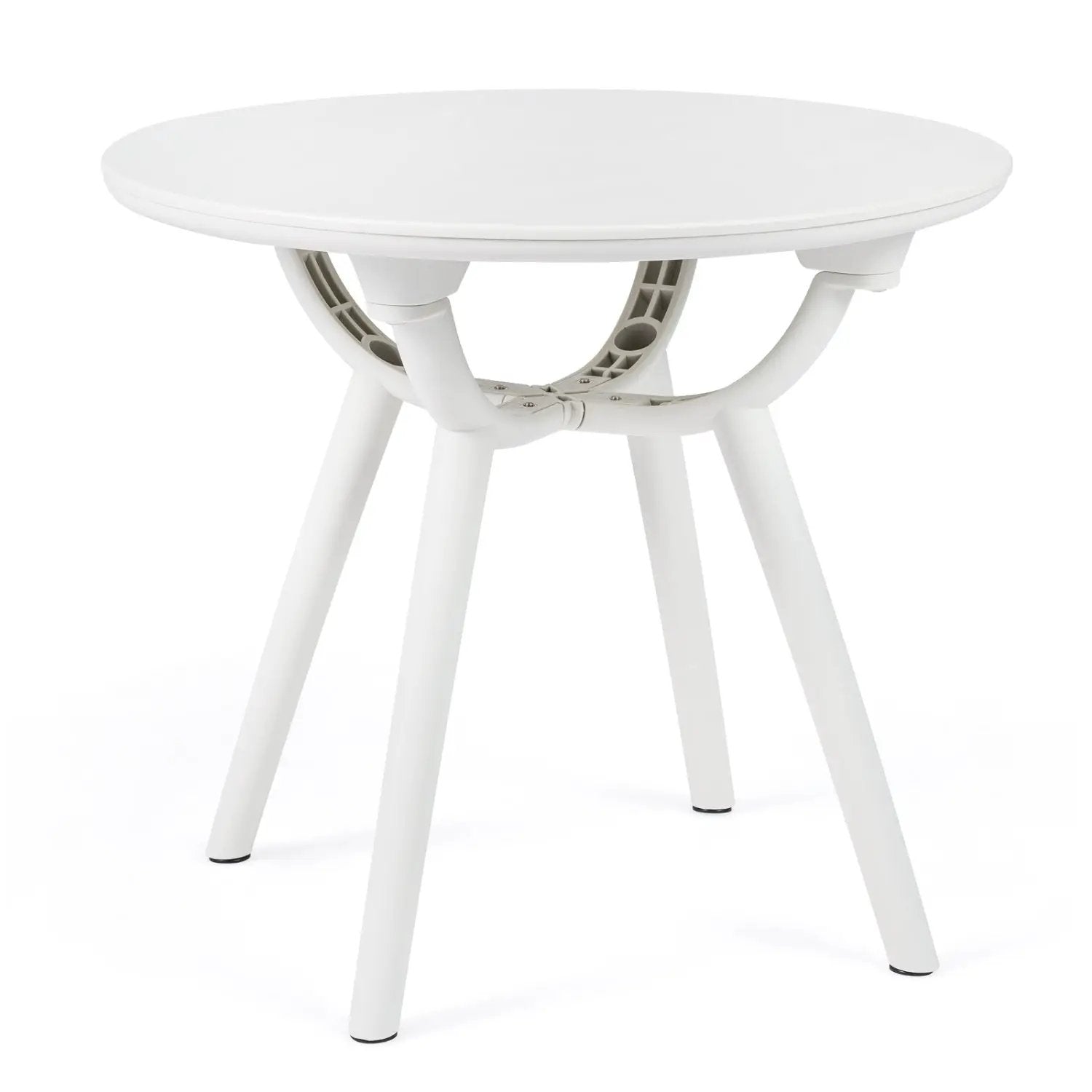 Weather-Resistant Circular Small End Table for Poolside and Balcony by DirectDeals