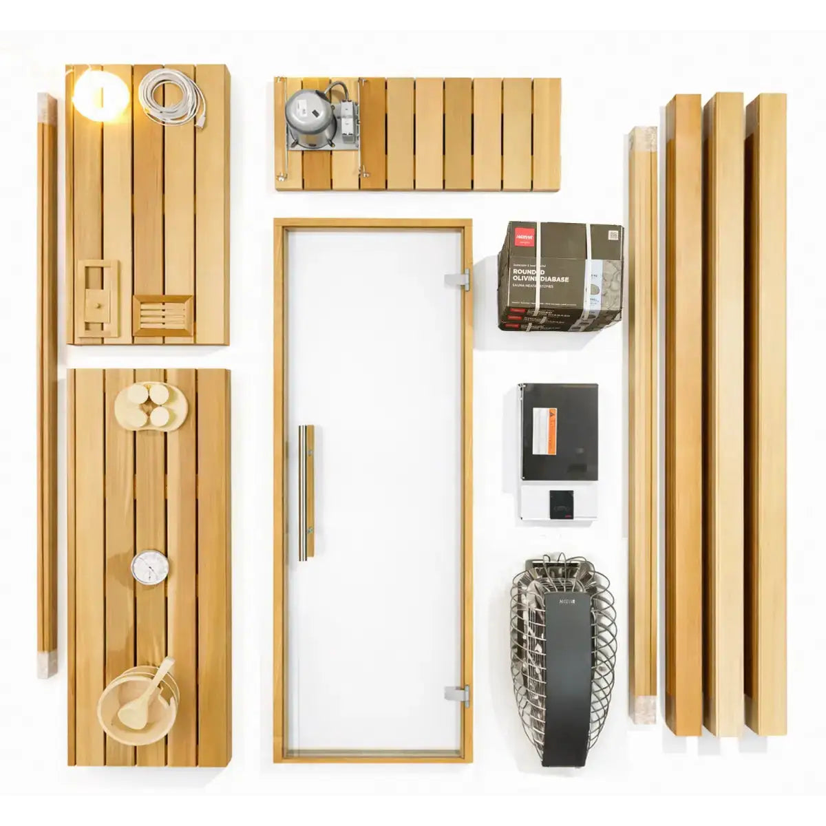 Custom Indoor Sauna Room - 6' x 10' x 8' - Finnish Sauna Builders by Finnish Sauna Builders