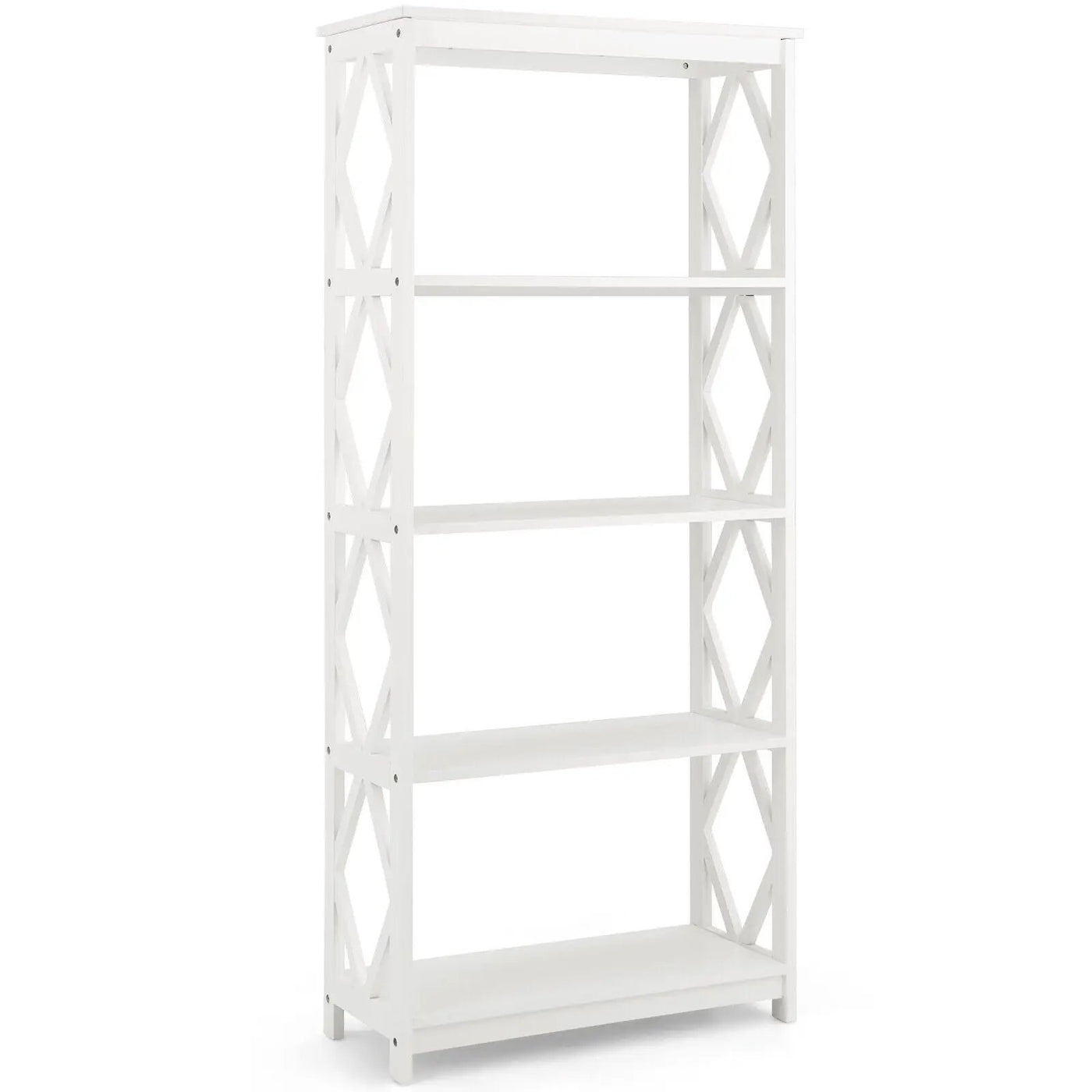 5-Tier Modern Freestanding Bookcase with Open Shelves by DirectDeals