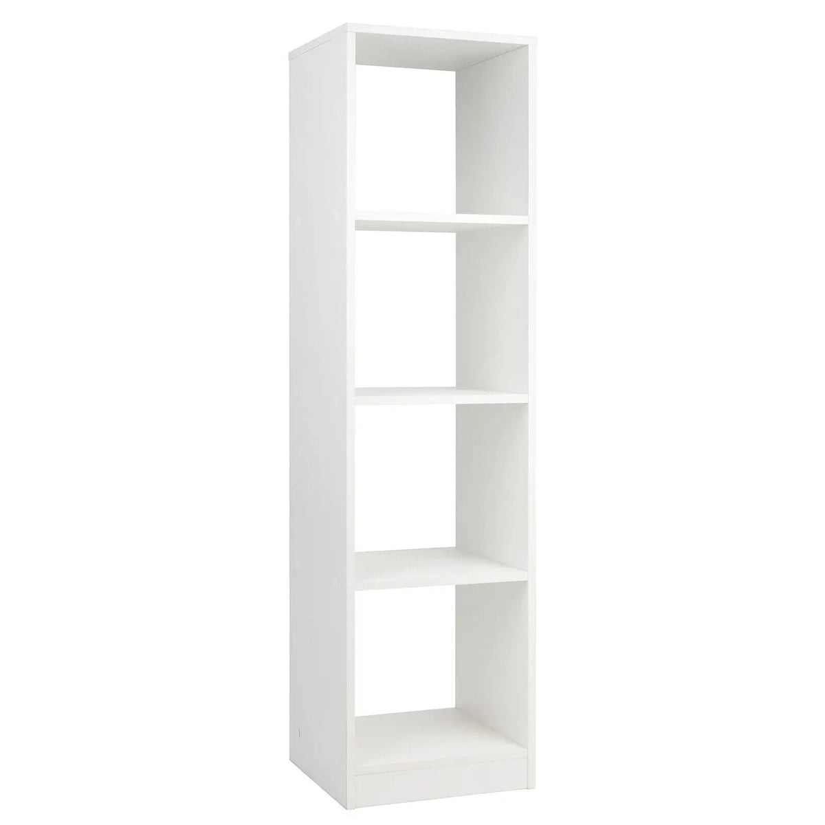 5 Tiers 4-Cube Narrow Bookshelf with 4 Anti-Tipping Kits by DirectDeals