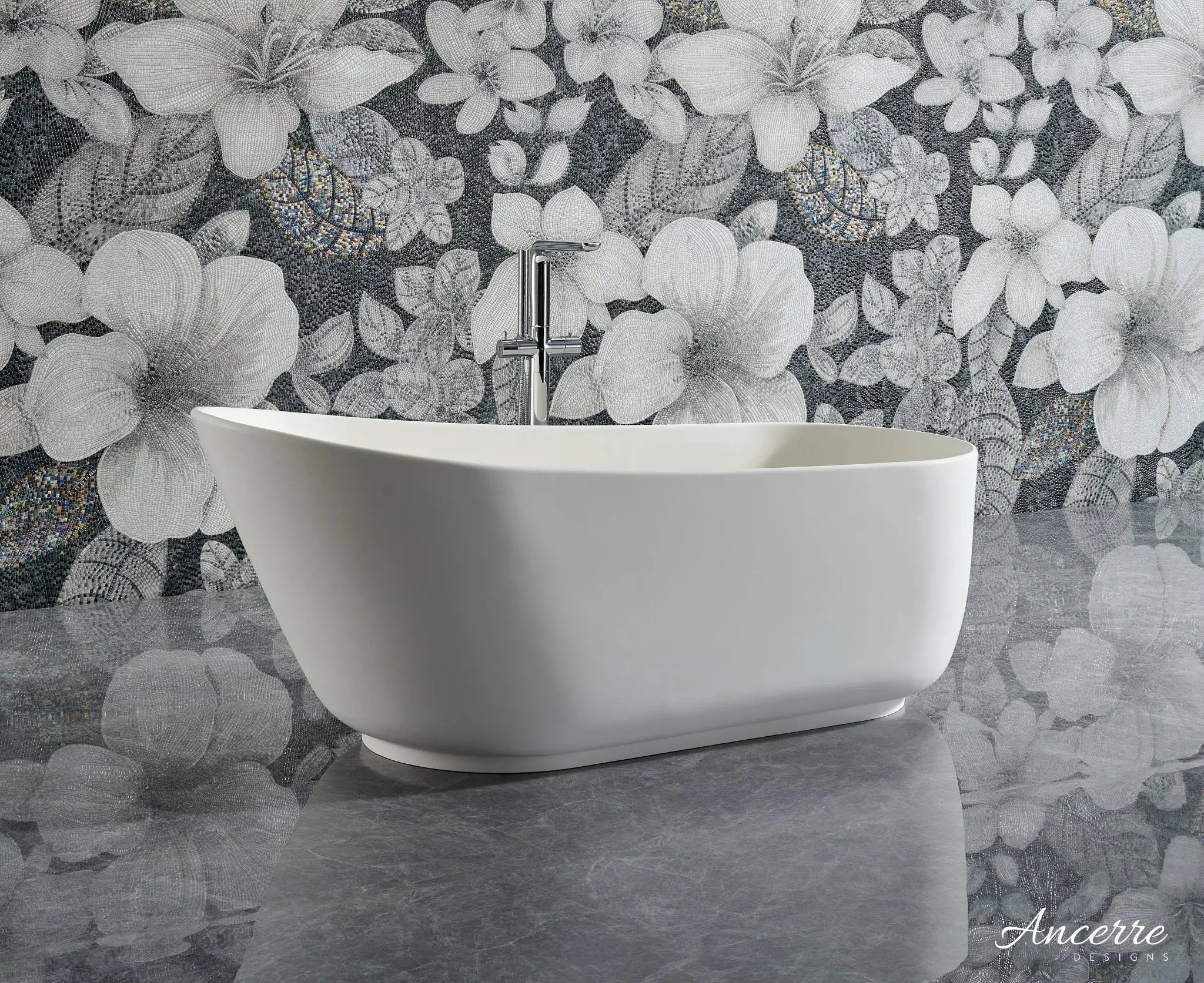 Whitmore Freestanding Solid Surface Bathtub by Ancerre Designs