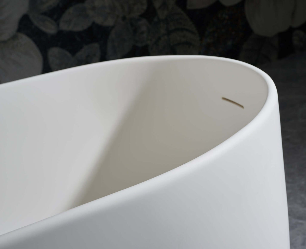 Whitmore Freestanding Solid Surface Bathtub, photo 9 of 10