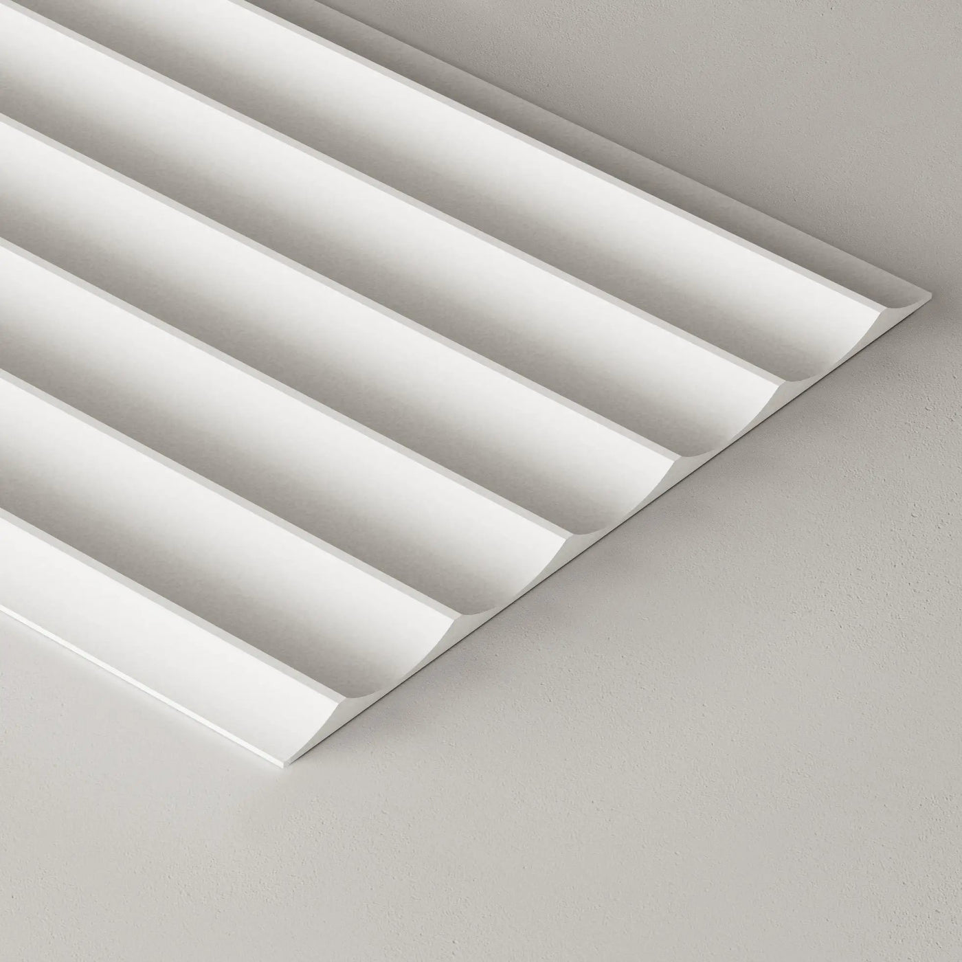 Paintable Fluted Wall Panels by andor willow