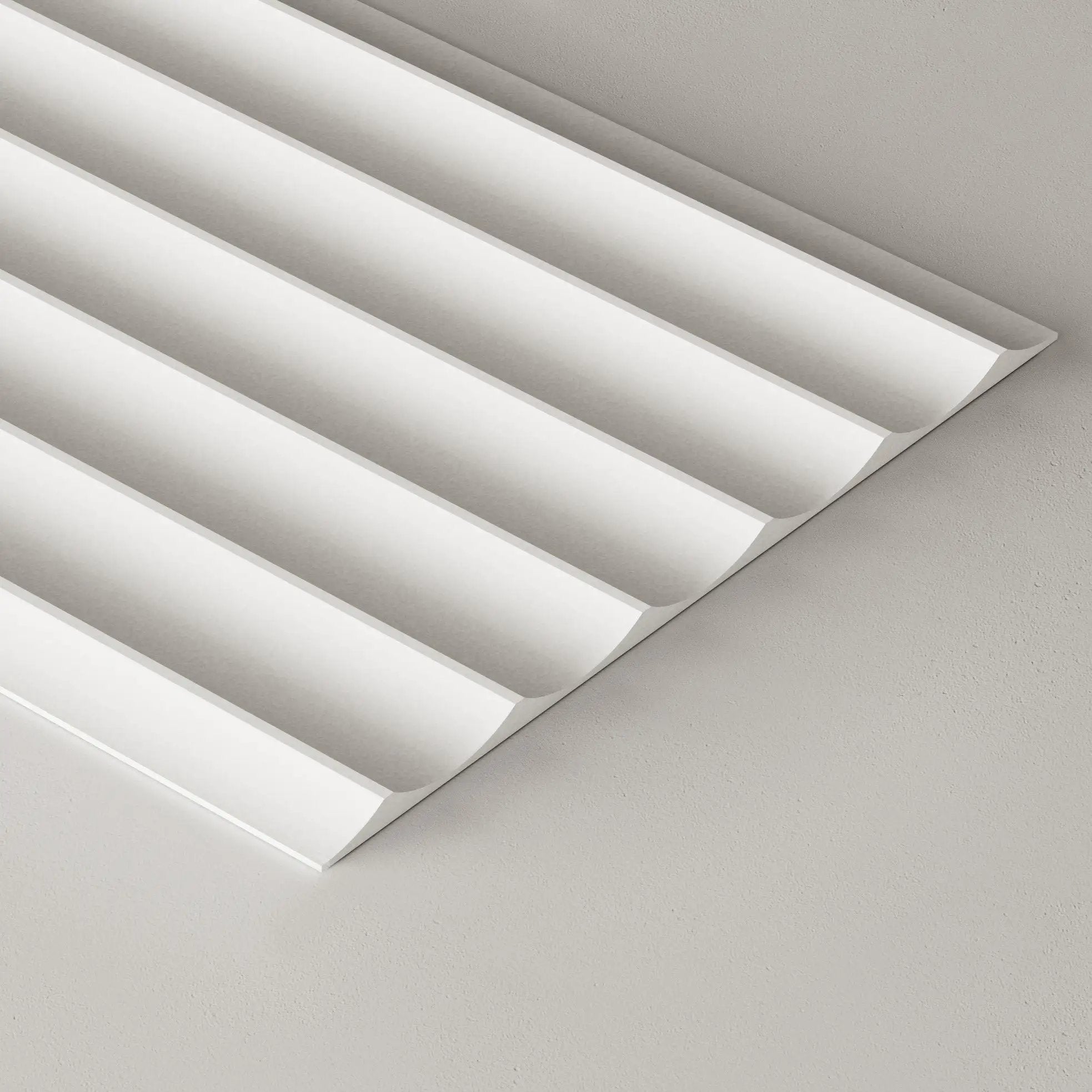 Paintable Fluted Wall Panels by andor willow