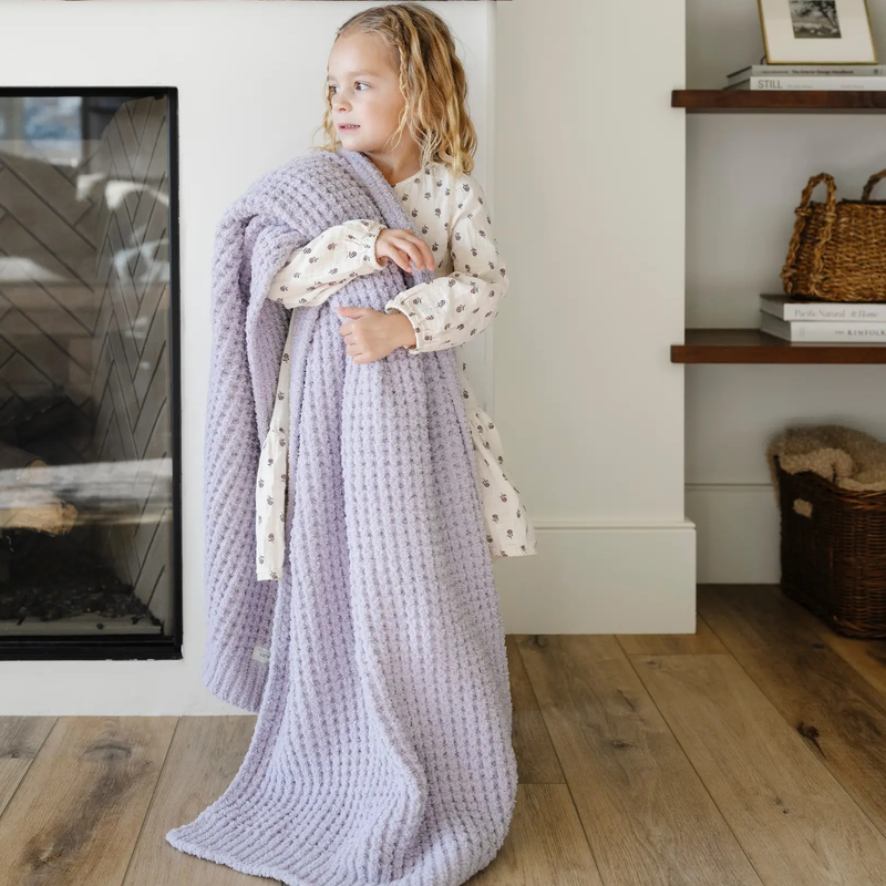 WAFFLE KNIT TODDLER BLANKETS by HouseOfZazla
