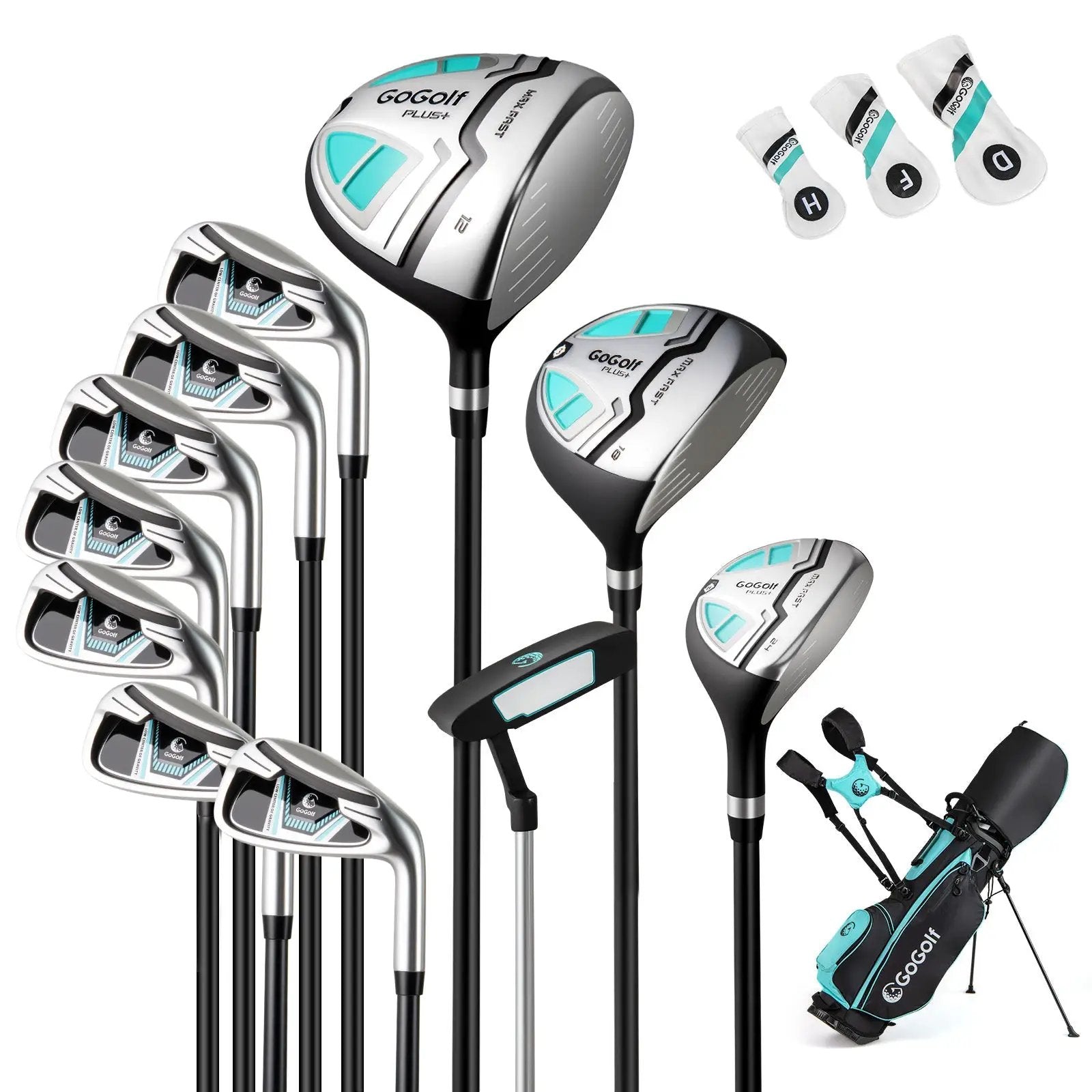 Women's Complete Golf Clubs and Bag Set Golf Stand Bag-Green by DirectDeals
