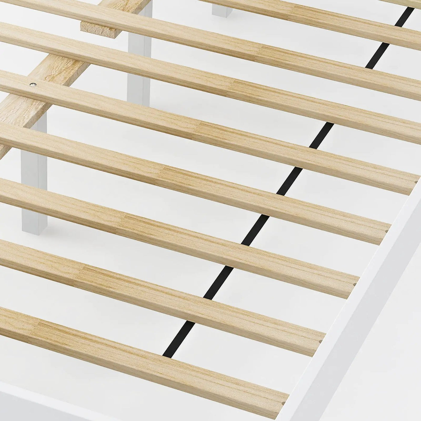 Twin/Full/Queen Size Wood Bed Frame with Headboard and Wooden Slats Support by DirectDeals