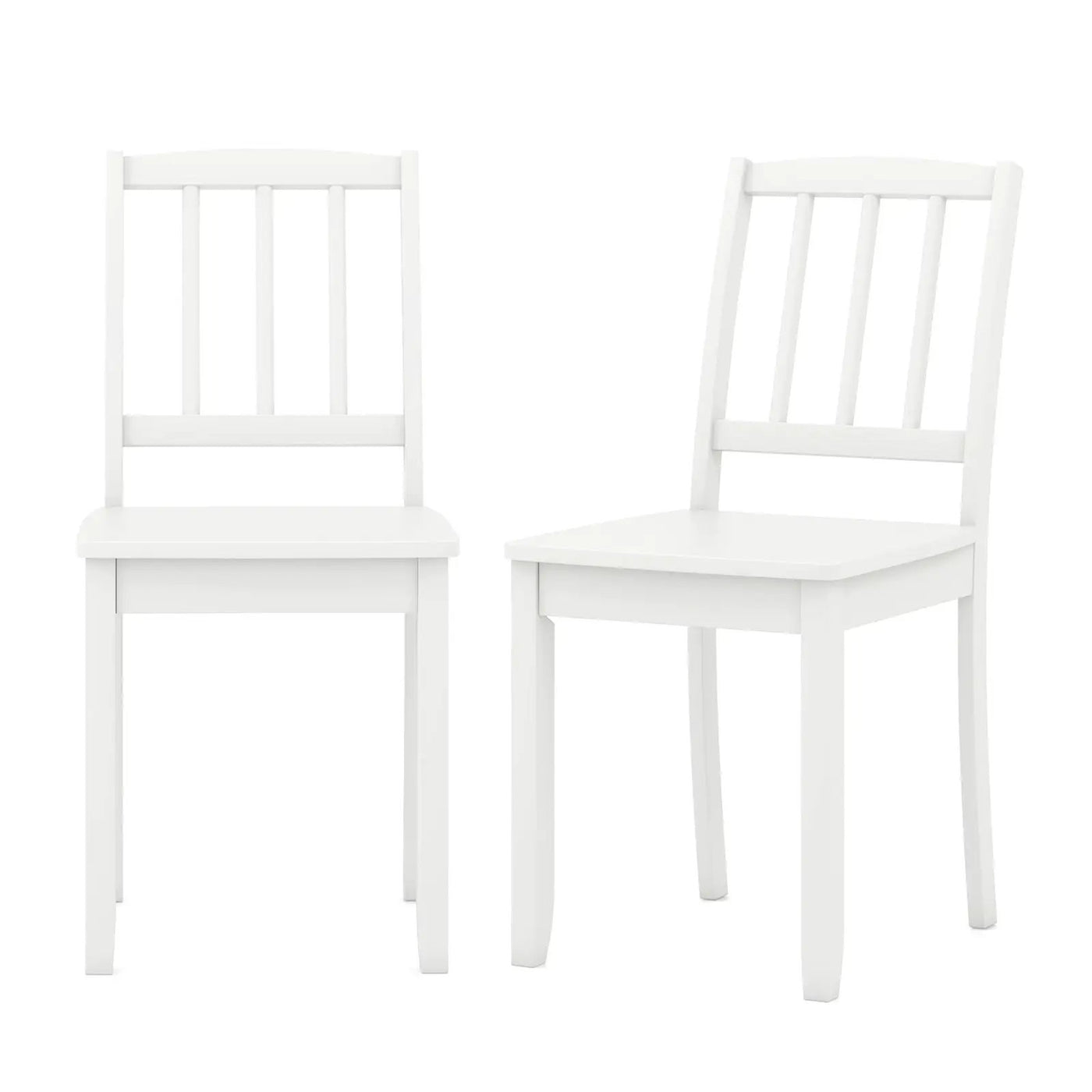 Wood Dining Chair Set of 2 with Rubber Wood Legs by DirectDeals