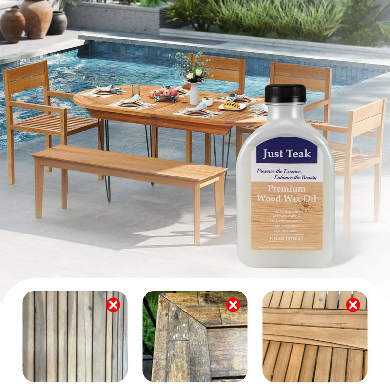 Wood Oil Cleaner and Brightener Set - 16 oz (2 Pack) by DirectDeals