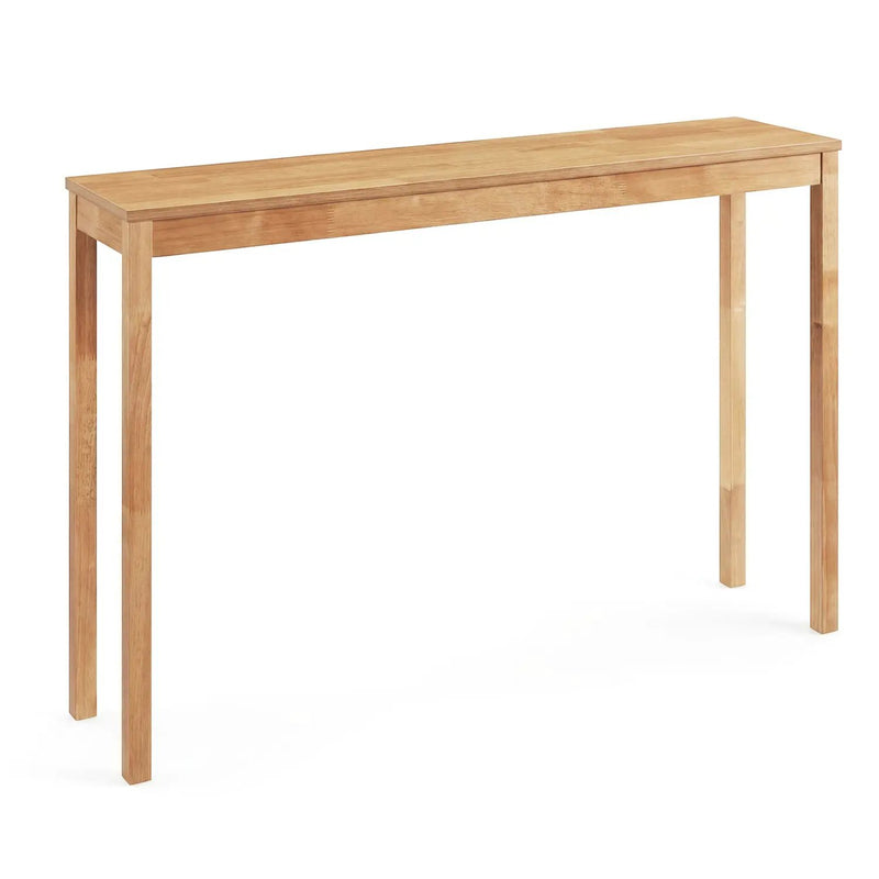 Wooden Console Table Modern Farmhouse Sofa Table with Thickened Top by DirectDeals