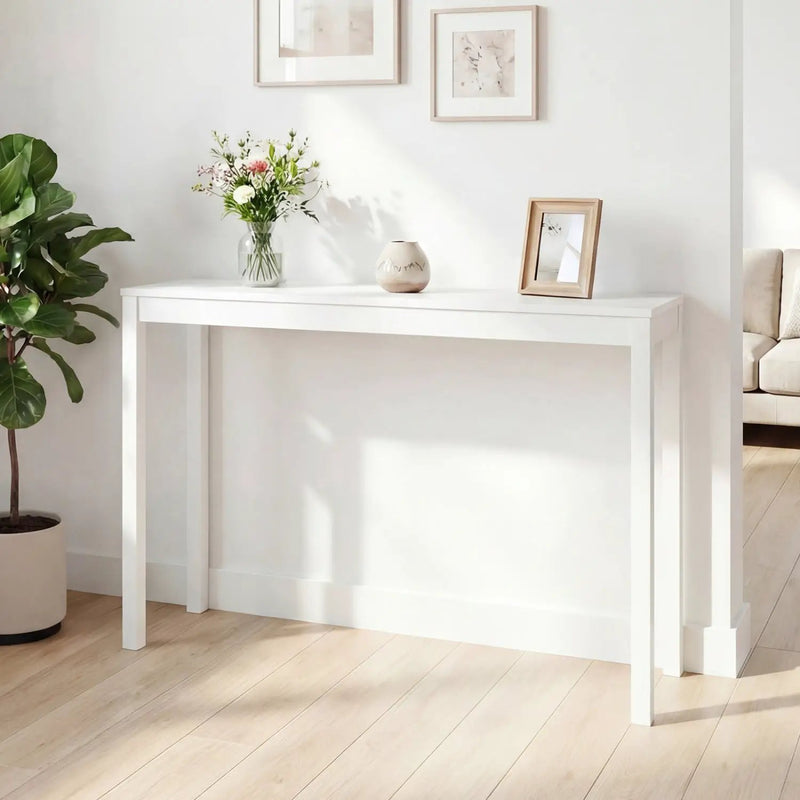 Wooden Console Table Modern Farmhouse Sofa Table with Thickened Top by DirectDeals