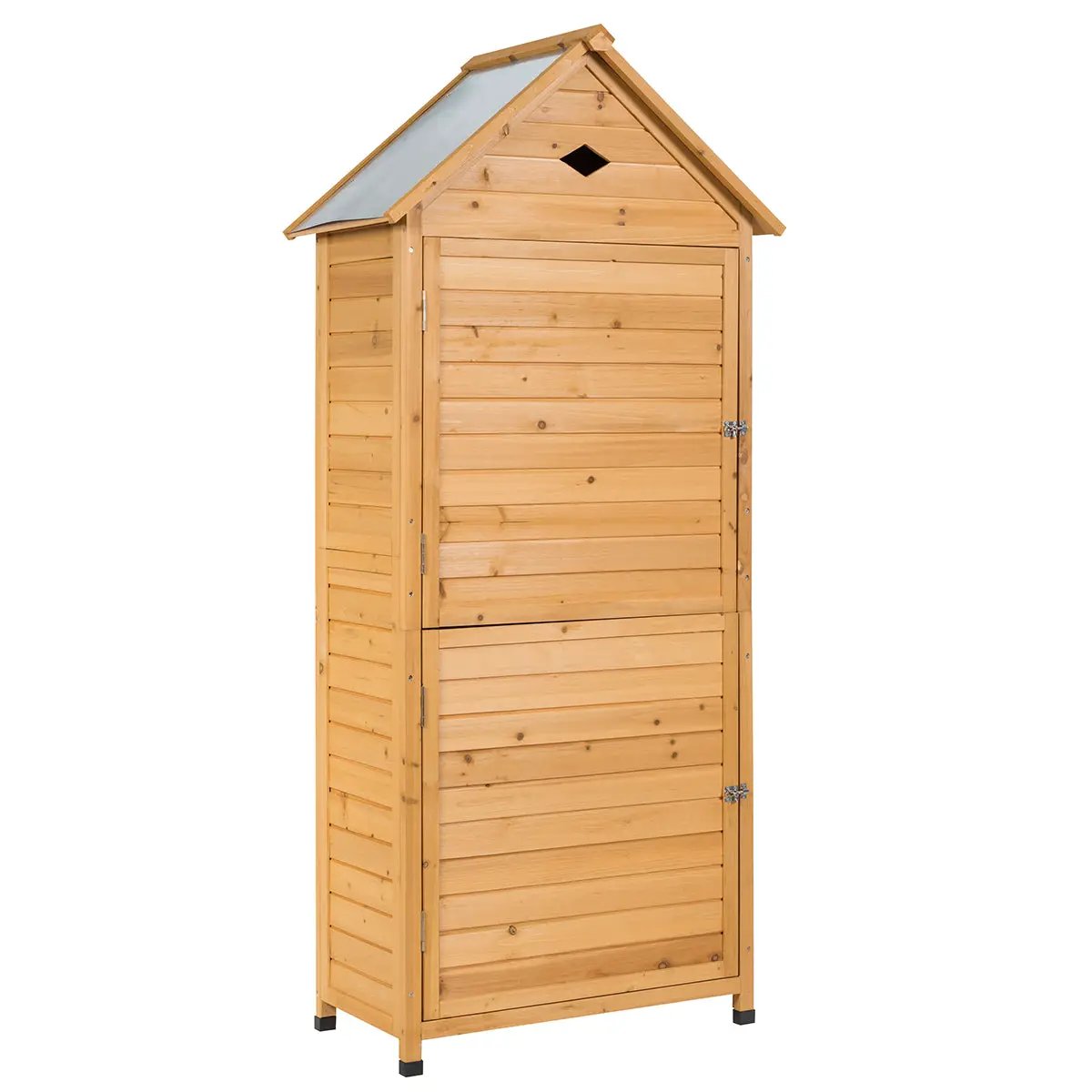 Wooden Outdoor Lockable Garden Tool Storage by DirectDeals