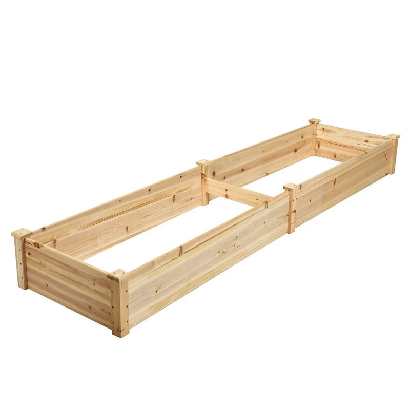 Wooden Vegetable Raised Garden Bed for Backyard Patio Balcony by DirectDeals