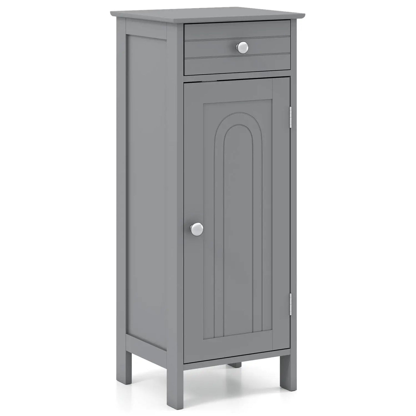 Wooden Storage Free-Standing Floor Cabinet with Drawer and Shelf by DirectDeals