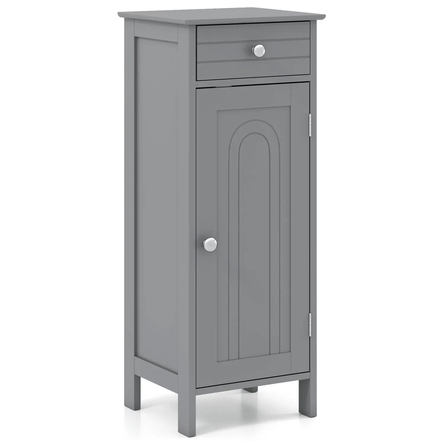 Wooden Storage Free-Standing Floor Cabinet with Drawer and Shelf by DirectDeals