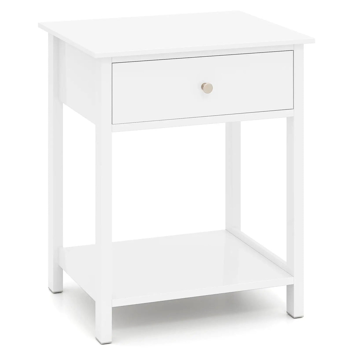 Wooden Storage Shelf with Drawer for Bedroom and Living Room by DirectDeals