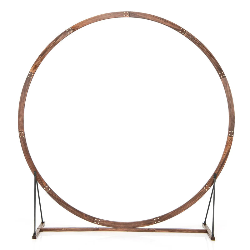 Wooden Wedding Arch Solid Wood Arbor Backdrop Stand for Wedding Ceremony by DirectDeals